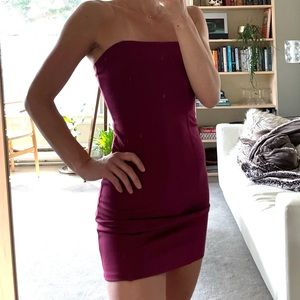 Talula Aritzia strapless bodycon dress